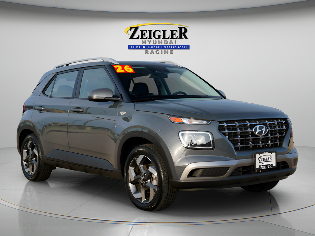 Ecotronic Gray 2026 Hyundai Venue SUV / Crossover Front-Wheel Drive Continuously Variable Transmission