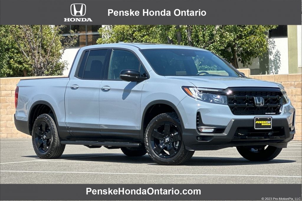 Gray 2025 Honda Ridgeline Black Edition AWD Pickup Truck All-Wheel Drive 9-Speed Automatic