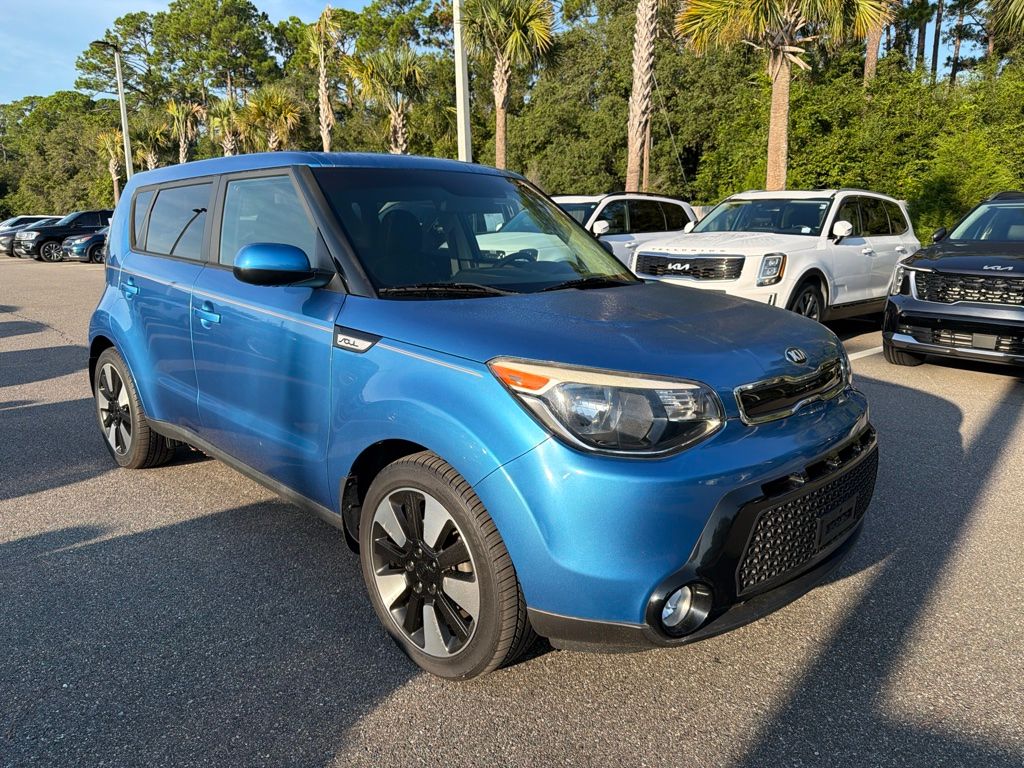 Caribbean Blue 2016 Kia Soul Wagon Front-Wheel Drive 6-Speed Automatic