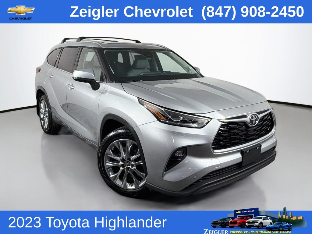Celestial Silver Metallic 2023 Toyota Highlander SUV / Crossover All-Wheel Drive 8-Speed Automatic