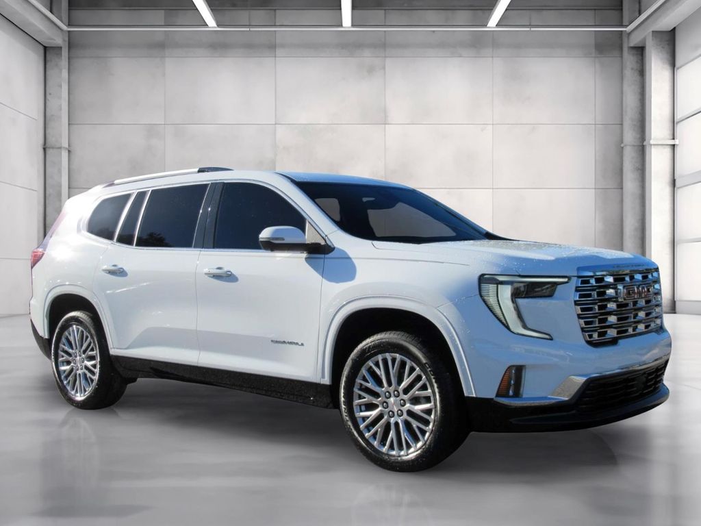 Summit White 2025 GMC Acadia SUV / Crossover Front-Wheel Drive 8-Speed Automatic