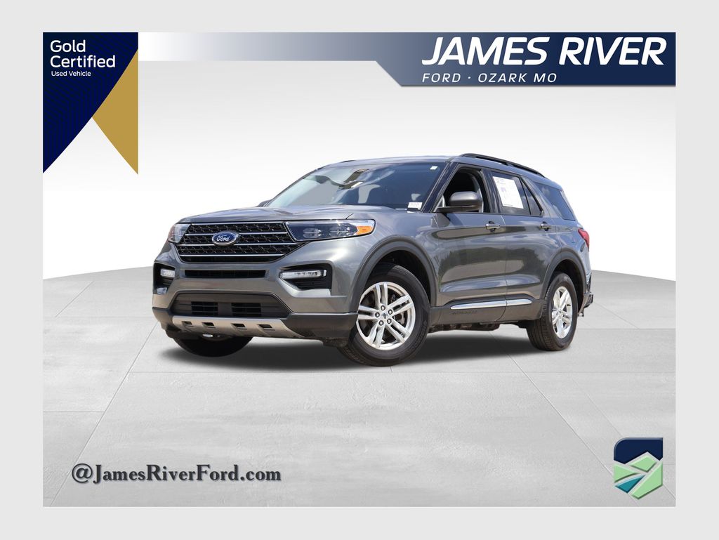 Gray Metallic 2024 Ford Explorer SUV / Crossover All-Wheel Drive Automatic