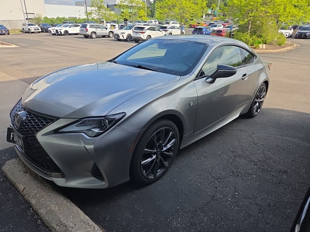 Atomic Silver 2020 Lexus RC Coupe All-Wheel Drive 6-Speed Automatic