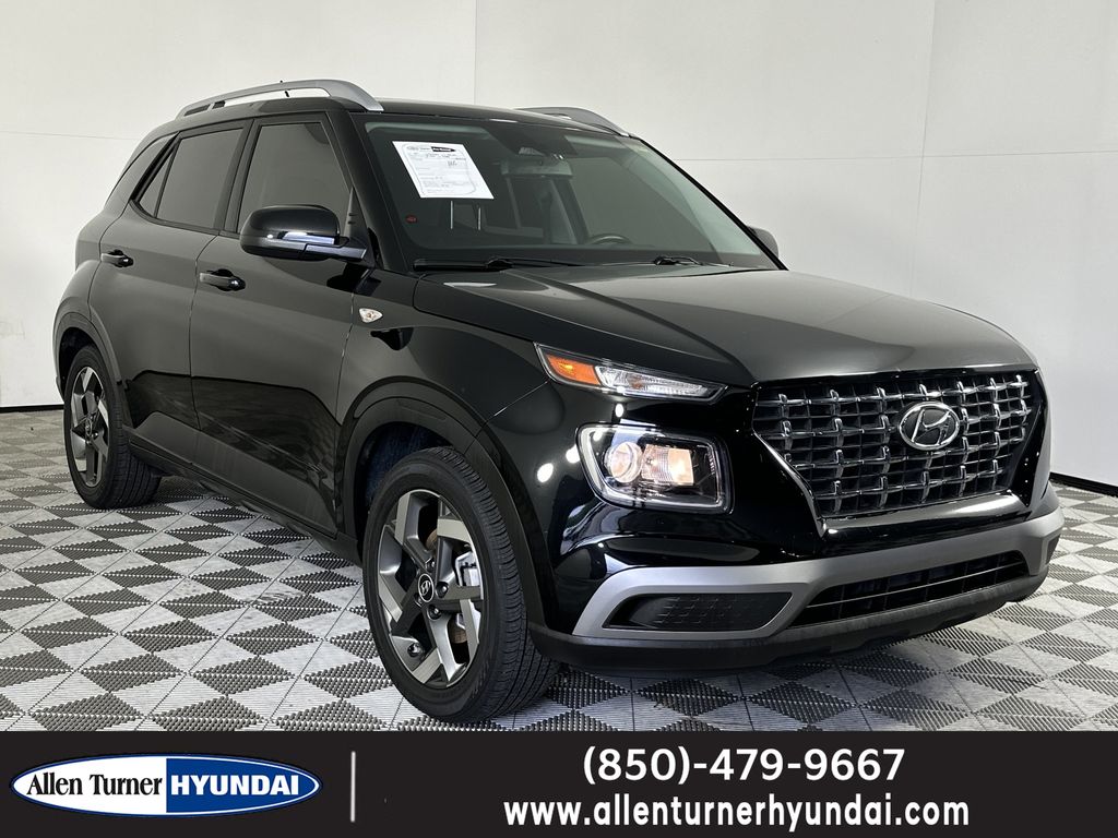 Onyx Black 2024 Hyundai Venue SEL FWD SUV / Crossover Front-Wheel Drive Continuously Variable Transmission
