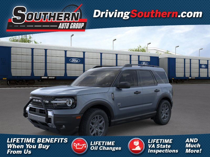 Blue (Azure Gray Metallic) 2025 Ford Bronco Sport SUV / Crossover All-Wheel Drive 8-Speed Automatic
