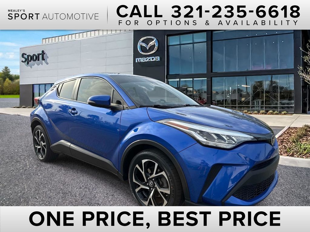 Blue Eclipse Metallic 2020 Toyota C-HR XLE FWD SUV / Crossover Front-Wheel Drive Continuously Variable Transmission