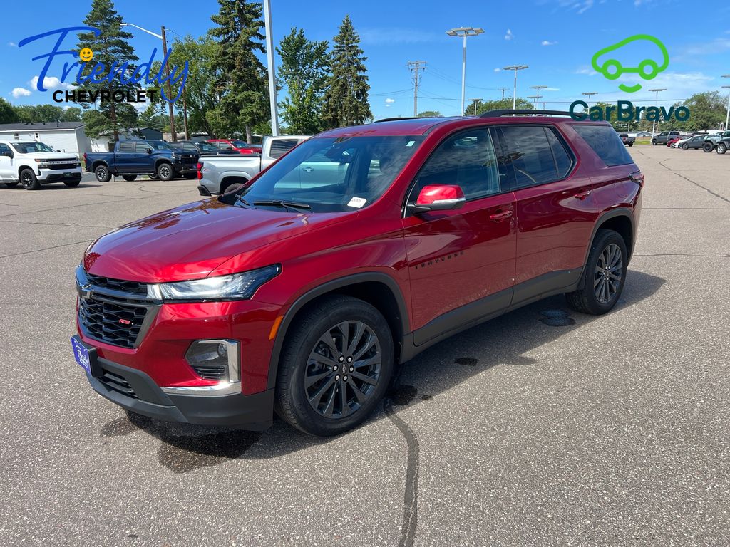 Radiant Red Tintcoat 2023 Chevrolet Traverse SUV / Crossover Four-Wheel Drive 9-Speed Automatic