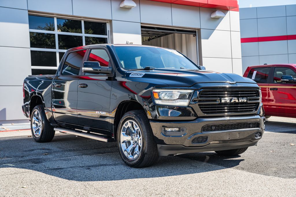 Diamond Black 2020 RAM 1500 Pickup Truck Four-Wheel Drive 8-Speed Automatic