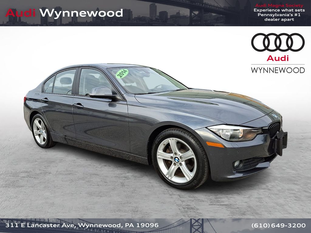 Mineral Gray Metallic 2014 BMW 3 Series Sedan All-Wheel Drive 8-Speed Automatic