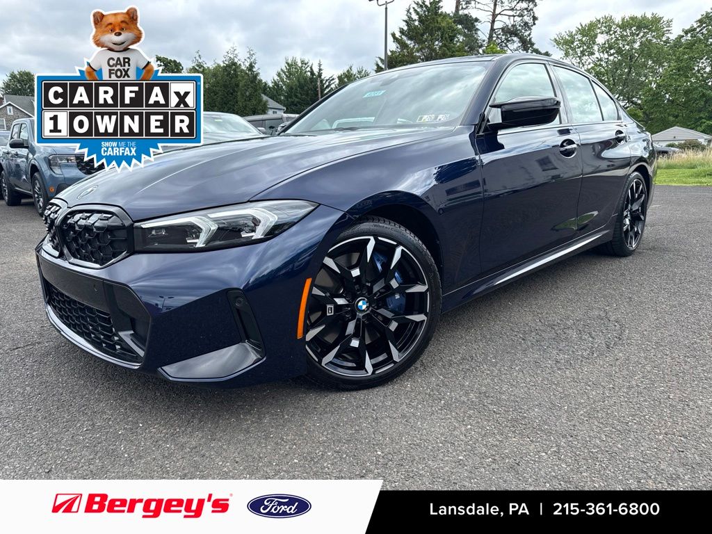 Tanzanite Blue II Metallic 2025 BMW 3 Series Sedan All-Wheel Drive 8-Speed Automatic