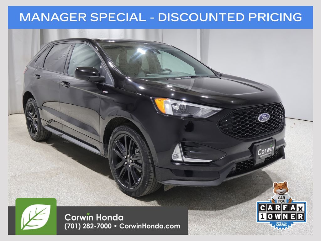 Agate Black Metallic 2024 Ford Edge SUV / Crossover All-Wheel Drive 8-Speed Automatic