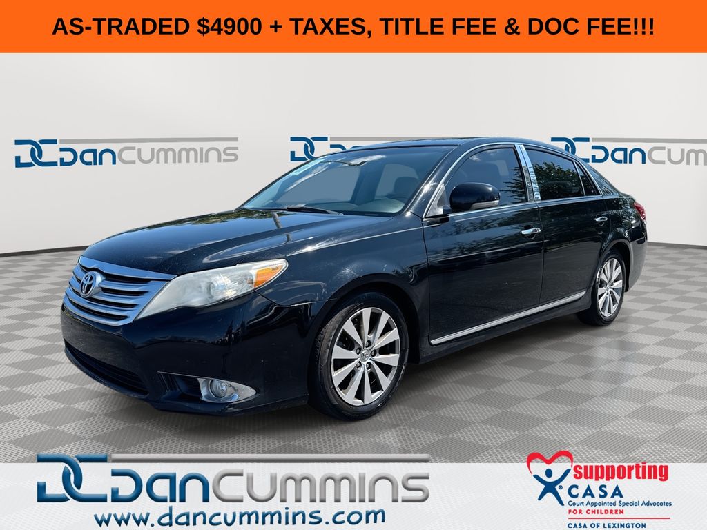 Black 2011 Toyota Avalon Sedan Front-Wheel Drive 6-Speed Automatic
