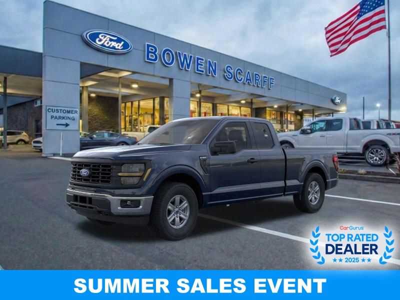 Antimatter Blue Metallic 2025 Ford F-150 Pickup Truck Four-Wheel Drive Automatic