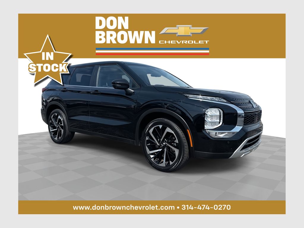 Black 2024 Mitsubishi Outlander SUV / Crossover Front-Wheel Drive Continuously Variable Transmission