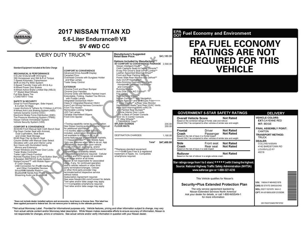2017 Nissan Titan