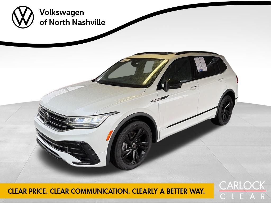 Opal White 2023 Volkswagen Tiguan SUV / Crossover Front-Wheel Drive 8-Speed Automatic