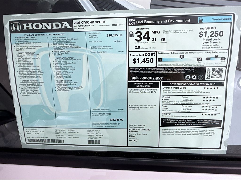 Thumbnail: 2026 Honda Civic - 9