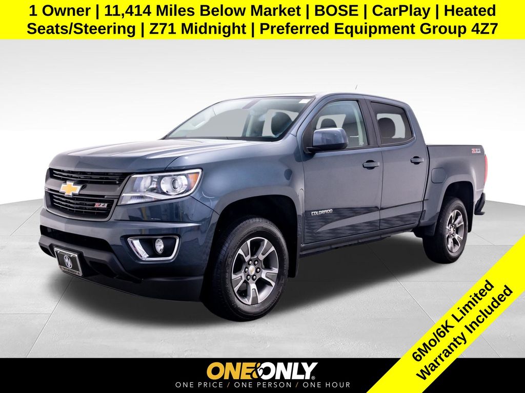 Black 2019 Chevrolet Colorado Pickup Truck Four-Wheel Drive 8-Speed Automatic