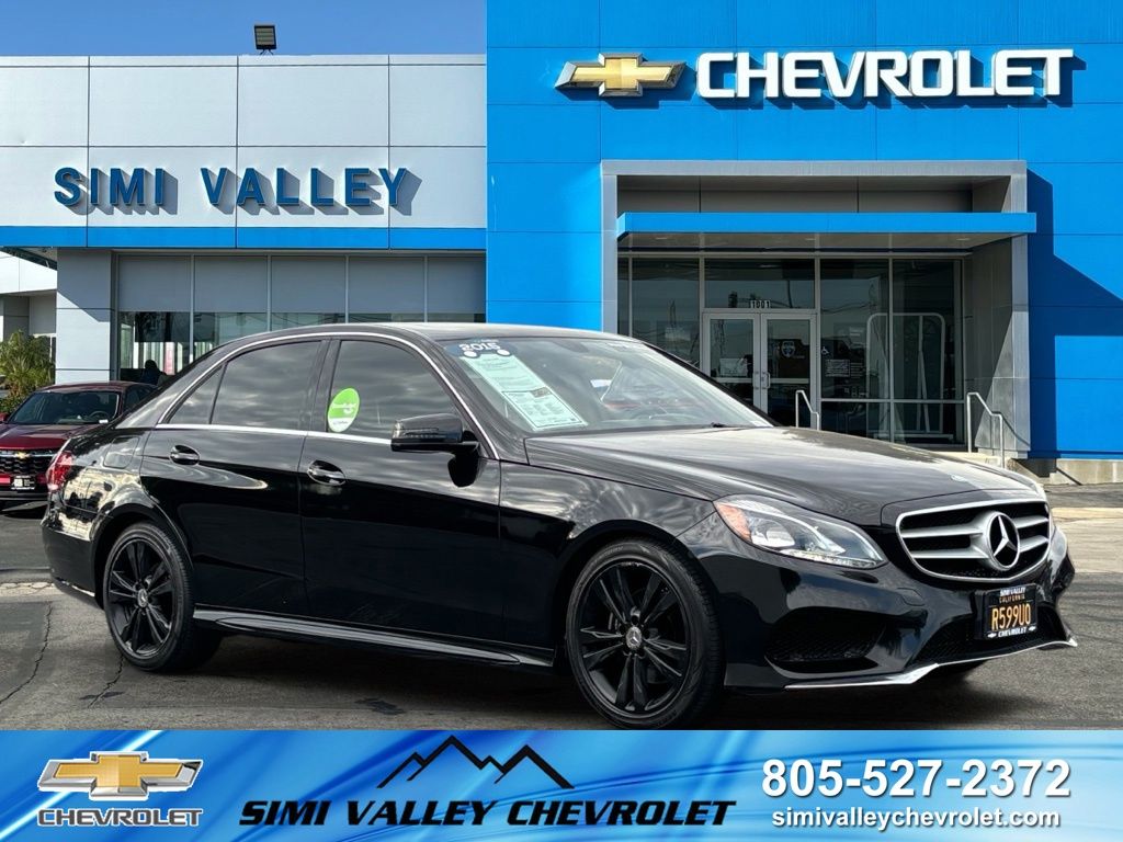 Obsidian Black Metallic 2015 Mercedes-Benz E-Class Sedan Rear-Wheel Drive 7-Speed Automatic