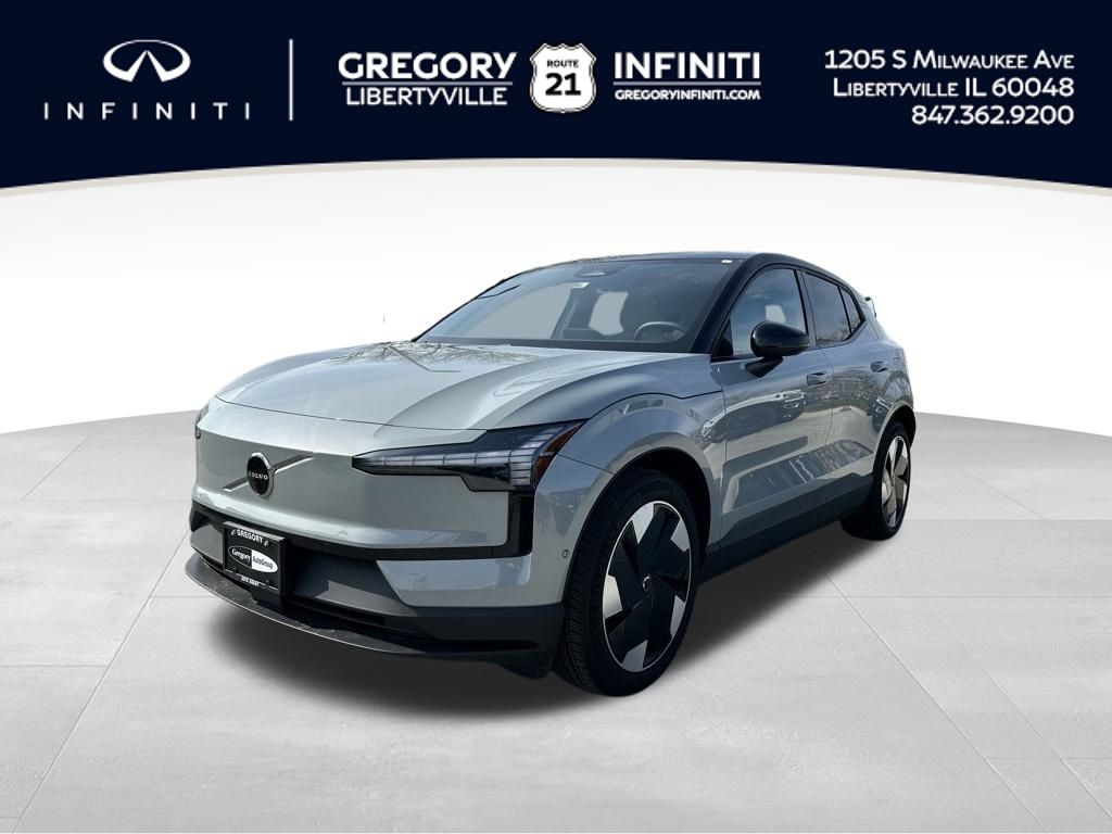 Gray (Vapour Grey Metallic) 2025 Volvo EX30 Twin Ultra eAWD SUV / Crossover All-Wheel Drive 1-Speed Automatic