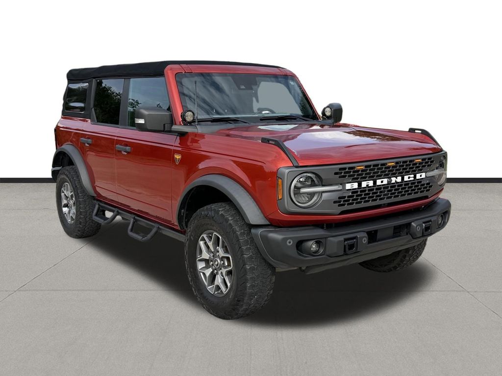2022 Ford Bronco Badlands Red at Martin Chrysler Dodge Jeep Ram