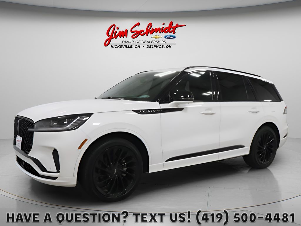 Pristine White Metallic Tri-Coat 2025 Lincoln Aviator Reserve AWD SUV / Crossover All-Wheel Drive Automatic