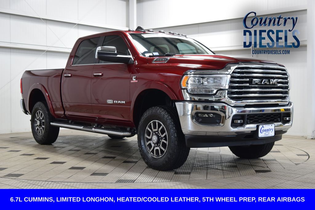 Delmonico Red Pearlcoat 2021 RAM 3500 Pickup Truck Four-Wheel Drive Automatic