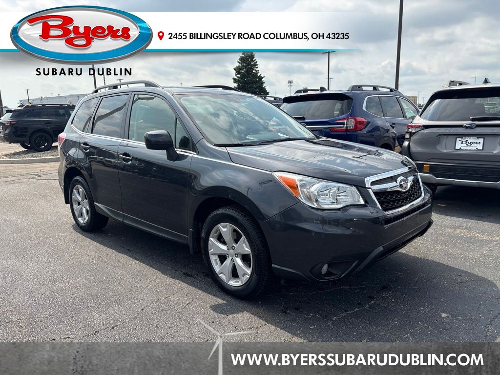 Dark Gray Metallic 2015 Subaru Forester SUV / Crossover All-Wheel Drive Continuously Variable Transmission