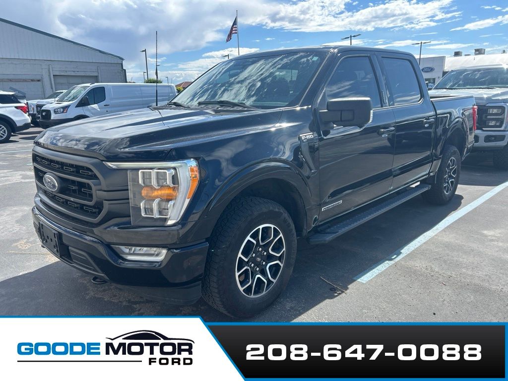 Agate Black Metallic 2023 Ford F-150 Pickup Truck Four-Wheel Drive Automatic