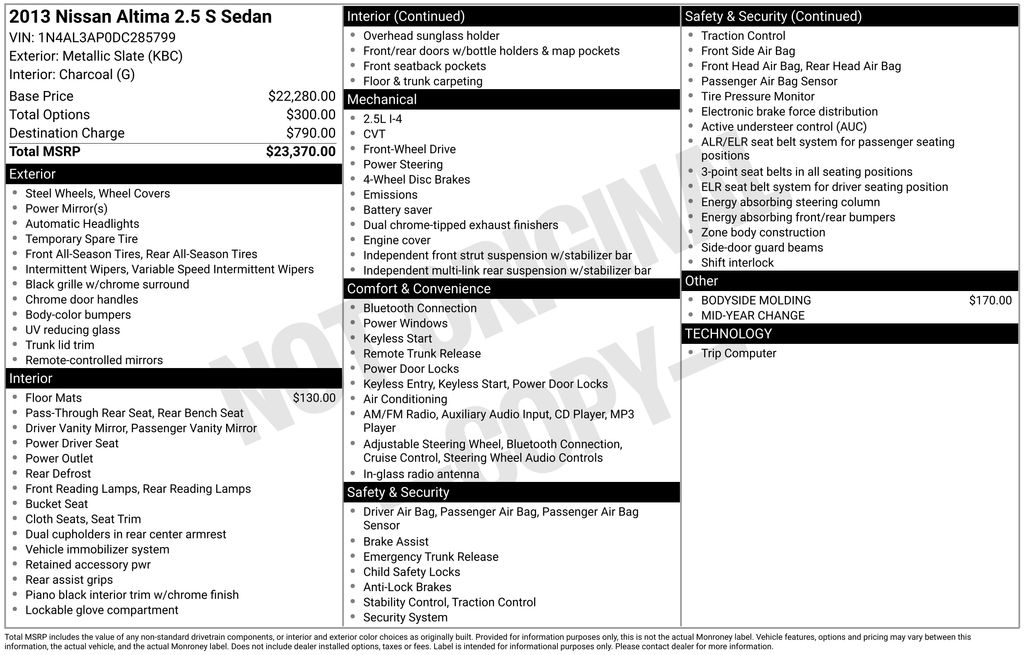 Thumbnail: 2013 Nissan Altima - 27