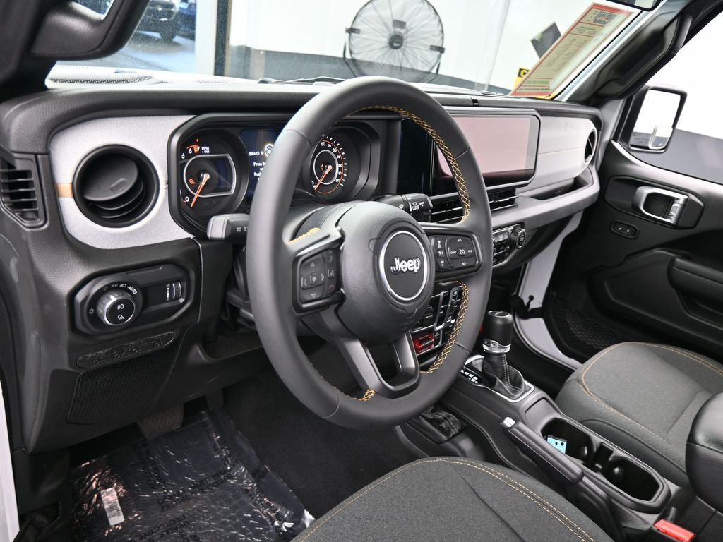 Used 2024 Bright White Clearcoat Jeep Willys image 10