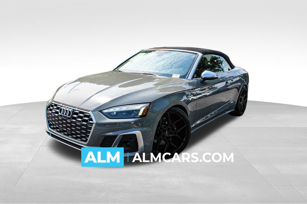 Gray / Black 2022 Audi S5 Convertible All-Wheel Drive 8-Speed Automatic