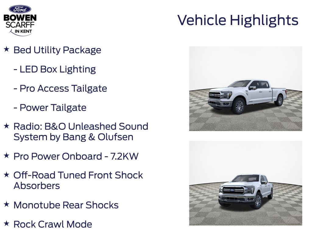 New 2025 Ford F-150 SuperCrew 6.5' Box Lariat