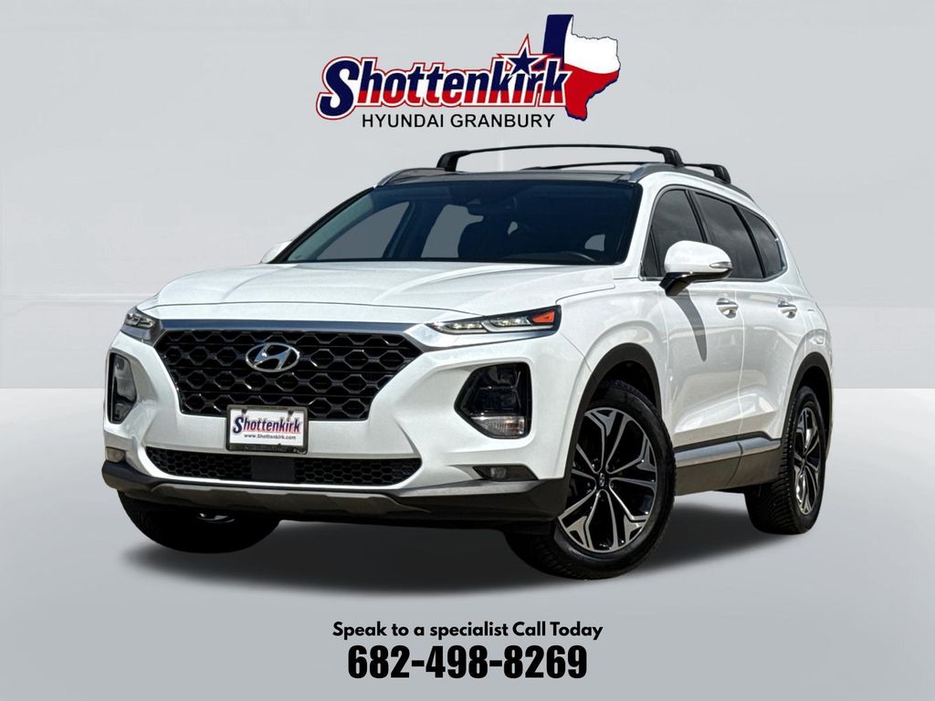 Quartz White 2020 Hyundai Santa Fe 2.0T SEL FWD SUV / Crossover Front-Wheel Drive 8-Speed Automatic