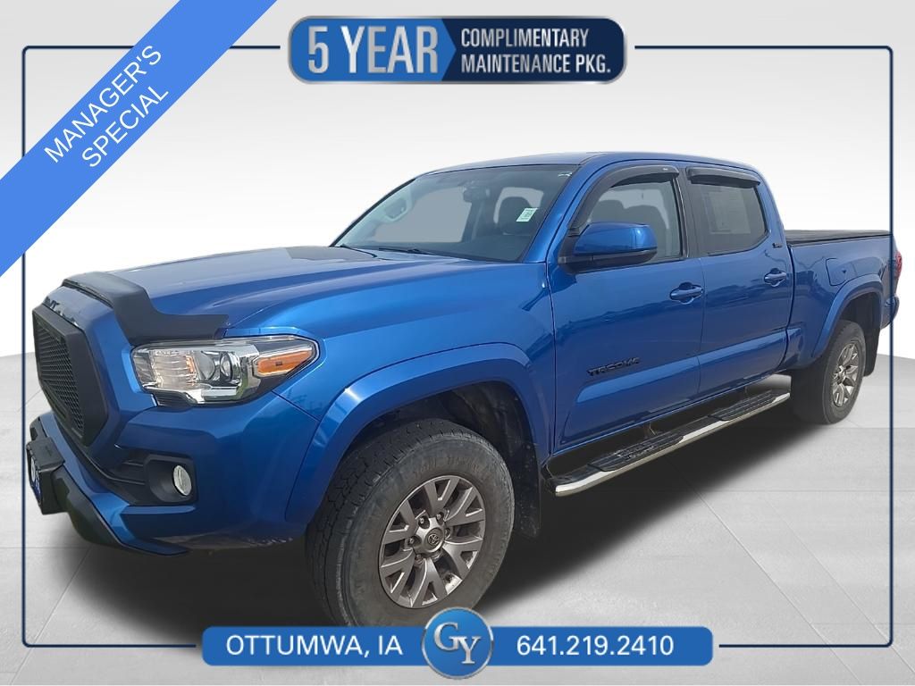 Blazing Blue Pearl 2017 Toyota Tacoma Pickup Truck Four-Wheel Drive 6-Speed Automatic