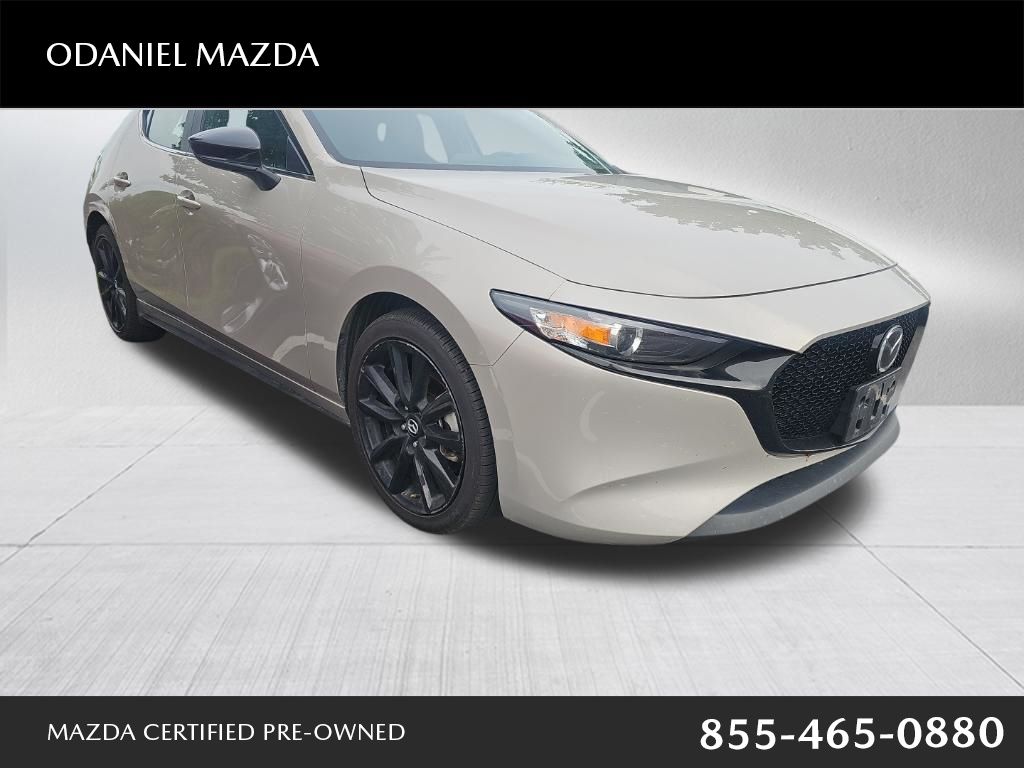Gray (Platinum Quartz Metallic) 2025 Mazda MAZDA3 Hatchback Front-Wheel Drive 6-Speed Automatic