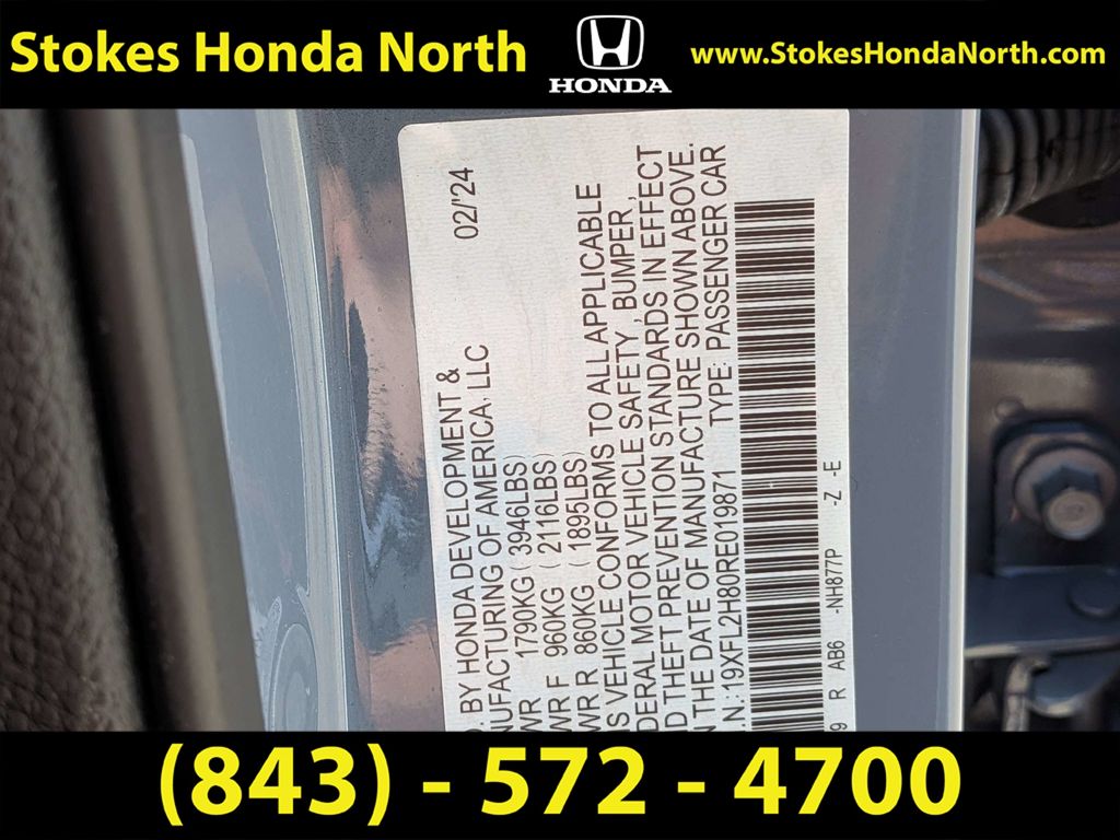 2024 Honda Civic Sport Gray at Stokes Honda North