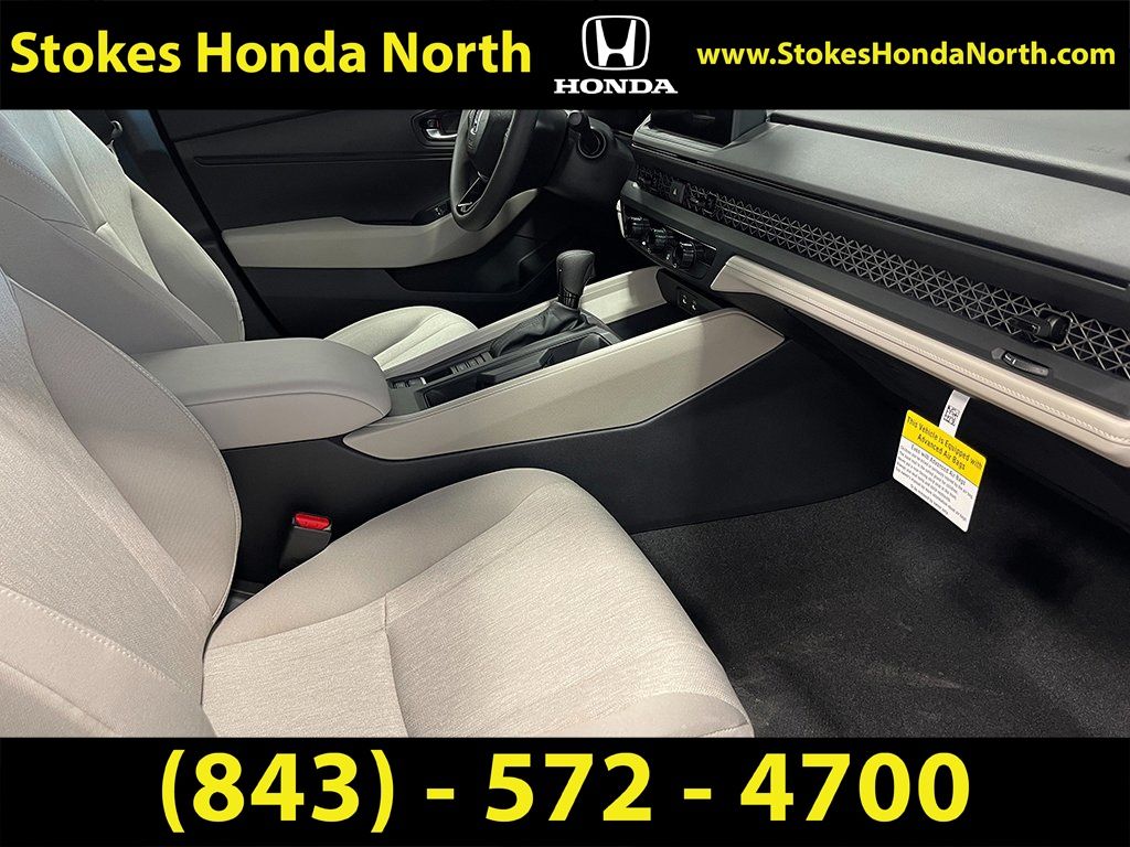 2026 Honda Accord LX White at Stokes Honda North