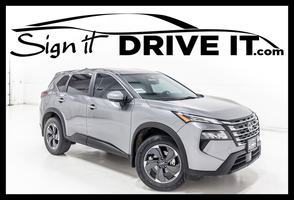 Gray (Gun Metallic) 2024 Nissan Rogue SUV / Crossover Front-Wheel Drive Continuously Variable Transmission