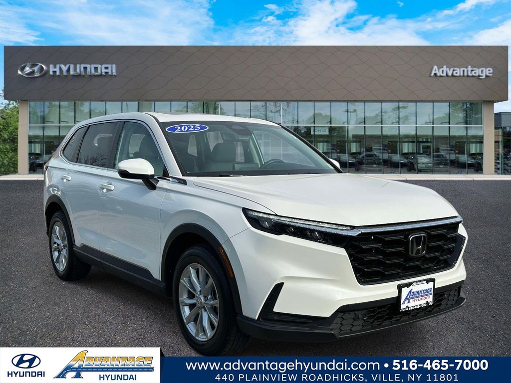 Platinum White Pearl 2025 Honda CR-V SUV / Crossover All-Wheel Drive Continuously Variable Transmission