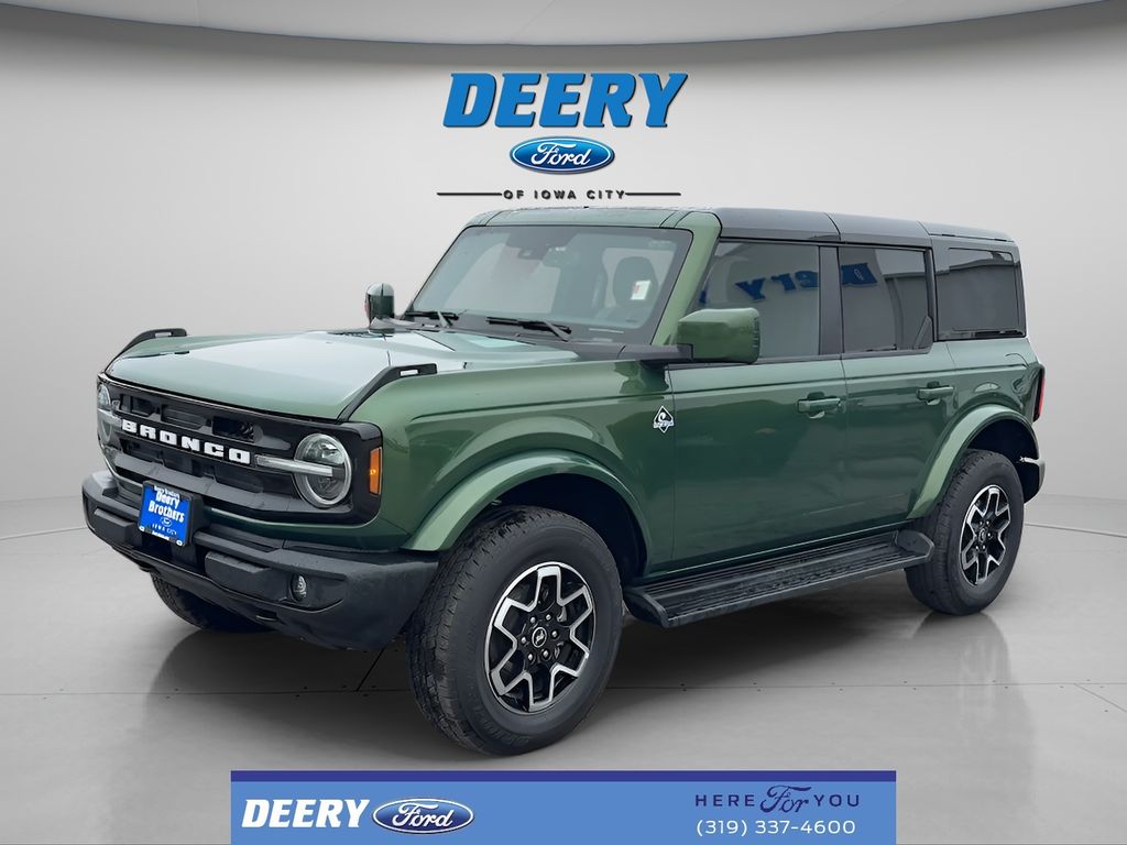 Eruption Green Metallic 2025 Ford Bronco Outer Banks 4-Door 4WD SUV / Crossover Four-Wheel Drive Automatic
