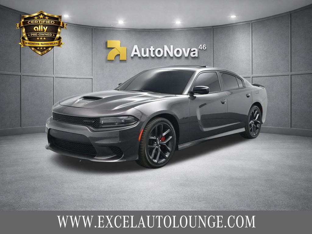 Gray (Granite Crystal Metallic Clearcoat) 2023 Dodge Charger Sedan Rear-Wheel Drive 8-Speed Automatic