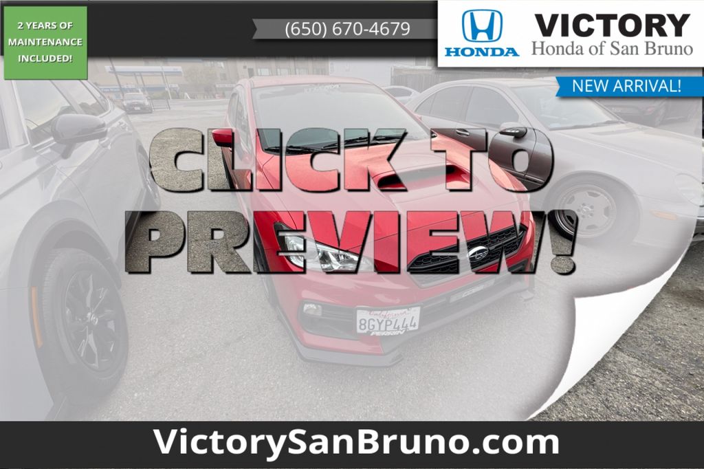 Pure Red 2019 Subaru WRX AWD Sedan All-Wheel Drive 6-Speed Manual