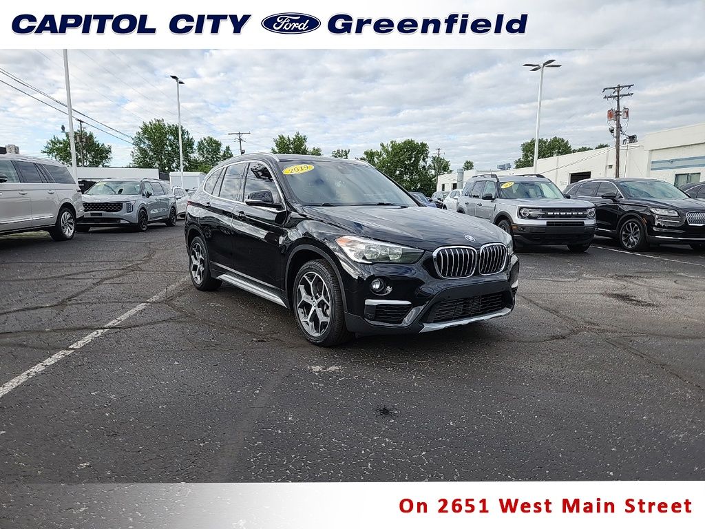 Jet Black 2019 BMW X1 SUV / Crossover All-Wheel Drive 8-Speed Automatic