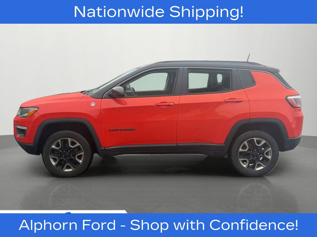 Spitfire Orange Clearcoat 2018 Jeep Compass SUV / Crossover Four-Wheel Drive 9-Speed Automatic