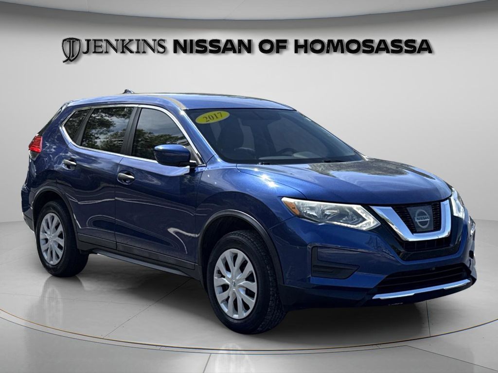 Caspian Blue 2017 Nissan Rogue S FWD SUV / Crossover Front-Wheel Drive Continuously Variable Transmission