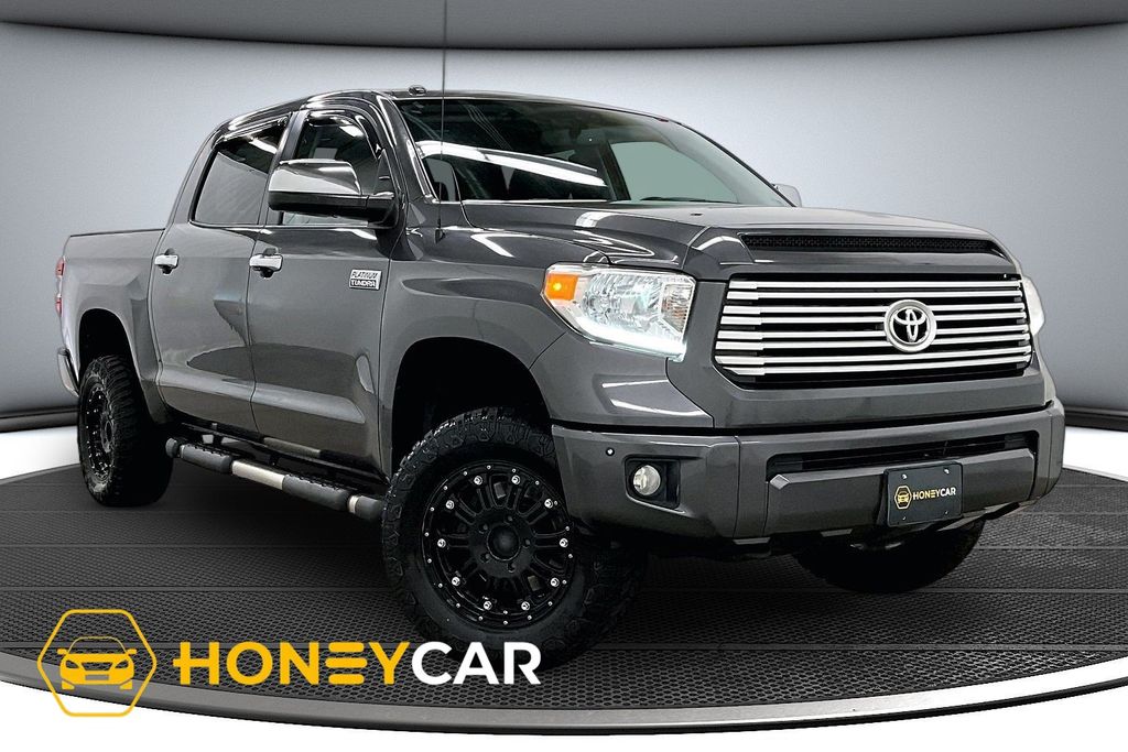Magnetic Gray Metallic 2017 Toyota Tundra Pickup Truck Four-Wheel Drive 6-Speed Automatic Overdrive