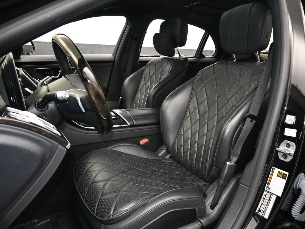 Used 2021 Obsidian Black/designo Diamon White Mercedes-Benz S 580 image 10