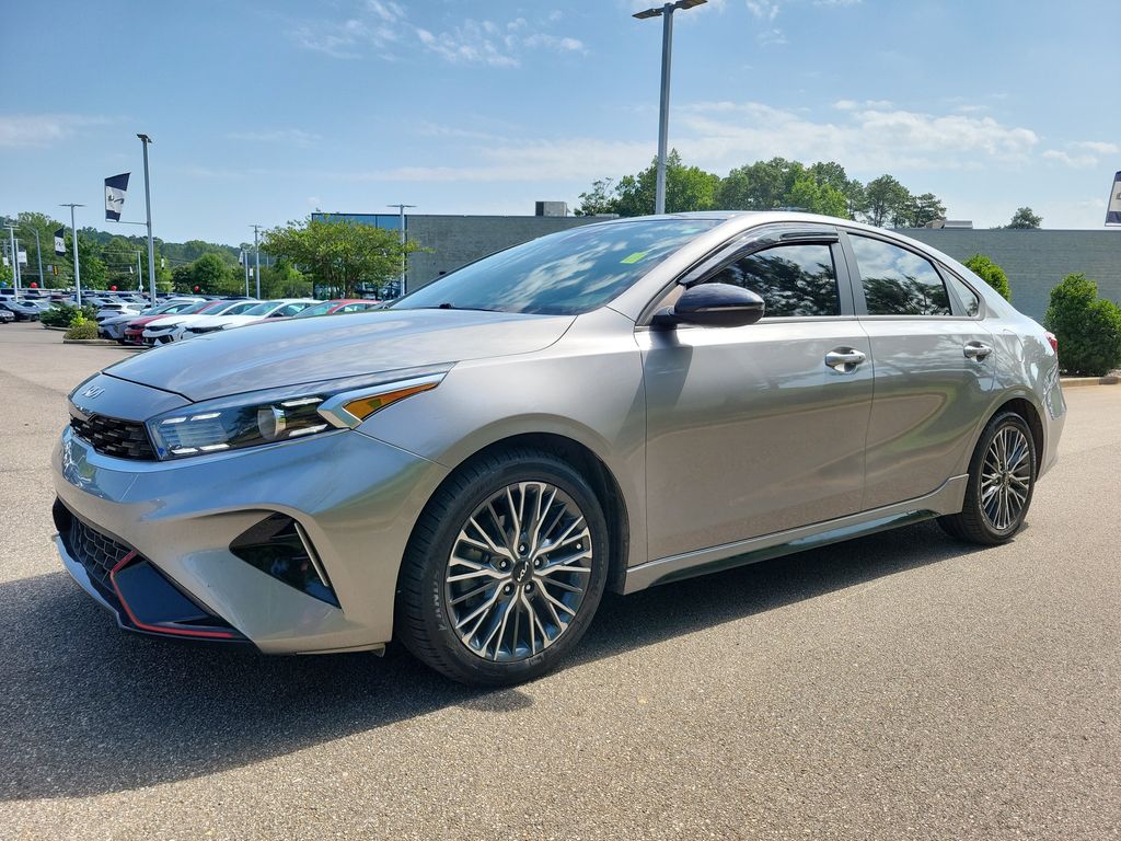 Steel Gray 2023 Kia Forte Sedan Front-Wheel Drive Continuously Variable Transmission