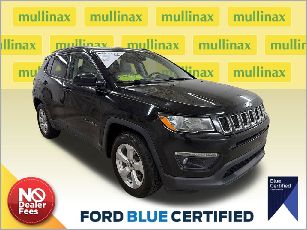 Diamond Black Crystal Pearlcoat 2018 Jeep Compass SUV / Crossover Front-Wheel Drive 6-Speed Automatic